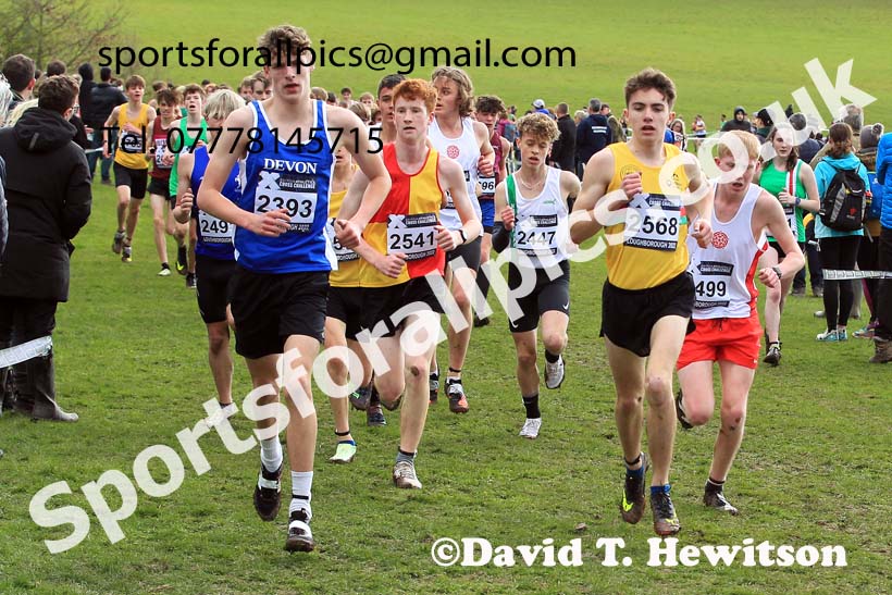 Mens Under-17s 2022 CAU Inter Counties Cross Country, Prestwold Hall, Loughborough.  Photo: David T. Hewitson/Sports for All Pics
